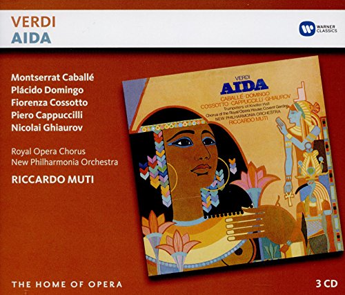 Verdi (1813-1901) - Aida : Muti / New Philharmonia, Caballe, Domingo, Cossotto, Ghiaurov, Cappuccilli, etc (1974 Stereo)(3CD) - Import 3 CD