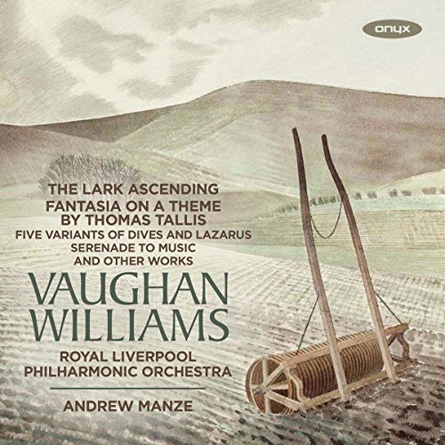 Vaughan Williams (1872-1958) - Tallis Fantasia, The Lark Ascending, etc : Andrew Manze / Royal Liverpool Philharmonic, James Ehnes(Vn) - Import CD