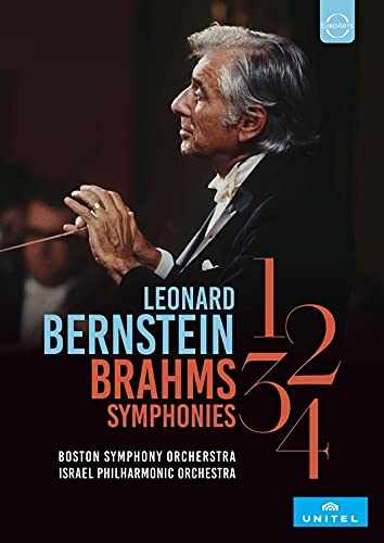 Brahms (1833-1897) - Complete Symphonies : Leonard Bernstein / Israel Philharmonic, Boston Symphony Orchestra (2DVD) - Import 2 DVD