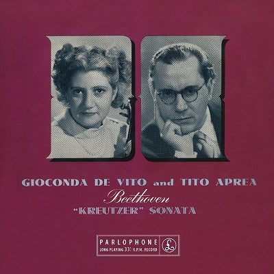 Beethoven (1770-1827) - Violin Sonata, 9, : De Vito(Vn)Aprea(P)(Vinyl) - Import 180g LP Record
