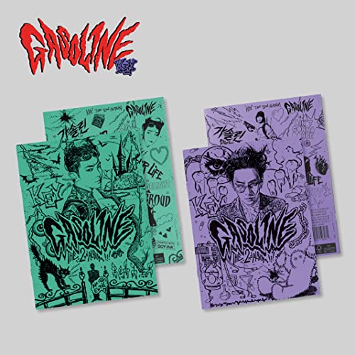 KEY (SHINee) - 2Nd Album: Gasoline (Booklet Ver.)(Random Cover) Korean Version - Import CD