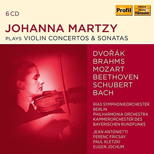 Johanna Martzy - Violin Concertos & Sonatas - Import 6 CD Box