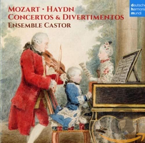 Mozart (1756-1791) - Mozart 3 Piano Concertos K.107, Haydn Dvertimentos : Ensemble Castor - Import CD