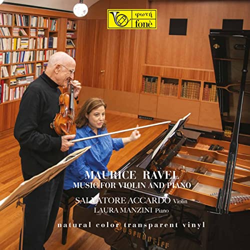 Ravel (1875-1937) - Works For Violin & Piano: Accardo(Vn)Manzini(P) - Import LP Record