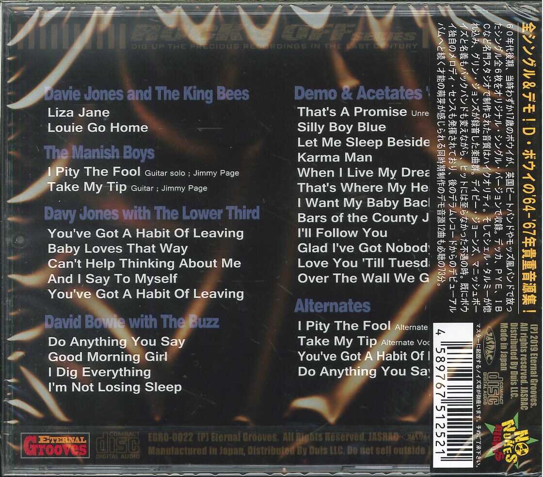 DAVID BOWIE - The Mod Years 1964-1967 - Japan CD