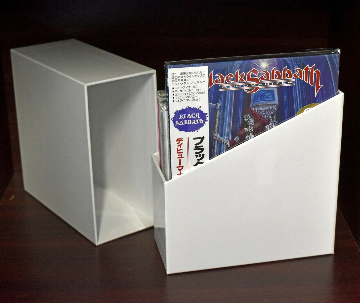 White blank EMPTY BOX for (8 to 14) MINI LP CDs