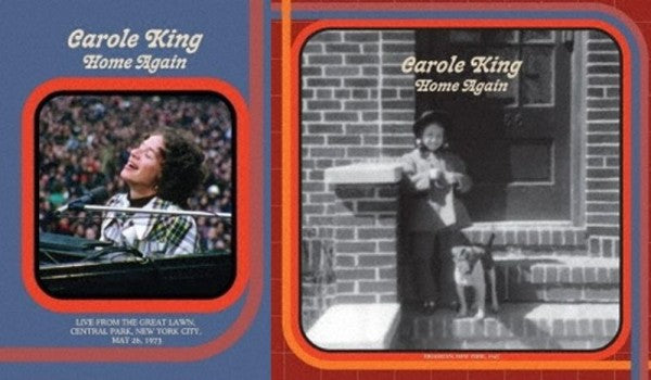 Carole King's legendary performance "Home Again: Live from Central Park 1973" is released for the first time in both video and audio formats!