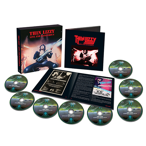 Thin Lizzy｜Celebrating the 45th anniversary of the release of the milestone live album "Live and Dangerous"! An 8CD luxury box set containing 63 previously unreleased songs is now on sale!