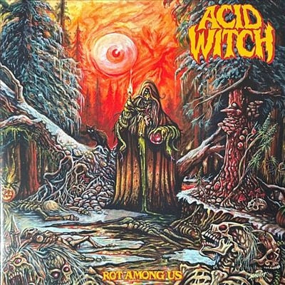 Acid Witch - Rot Among Us - Import Vinyl LP Record Neon Orange & Yellow Vinyl Limited Edition