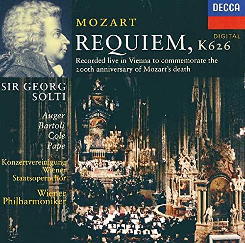 Wolfgang Amadeus Mozart - Mozart: Requiem / Solti, Auger, Bartoli, Cole, Pape - Import CD