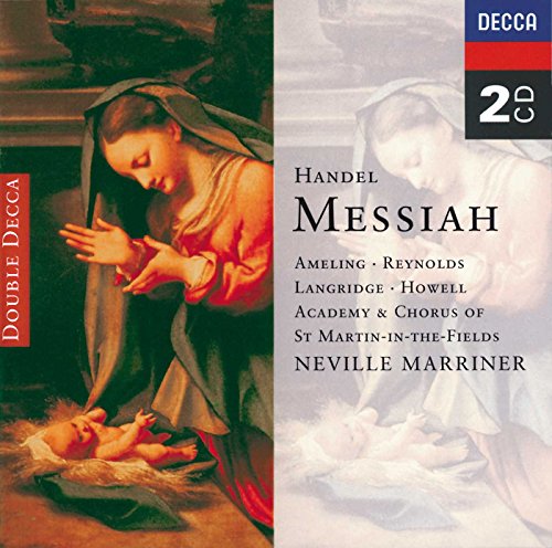 Handel (1685-1759) - Messiah : Marriner / ASMF, Ameling, Reynolds, Langridge, Howell (1976)(2CD) - Import 2 CD