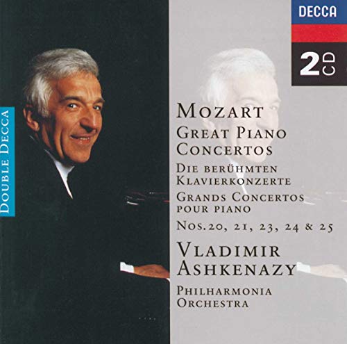 Mozart (1756-1791) - Piano Concerto.20, 21, 23, 24, 25: Ashkenazy(P)/ Po - Import 2 CD
