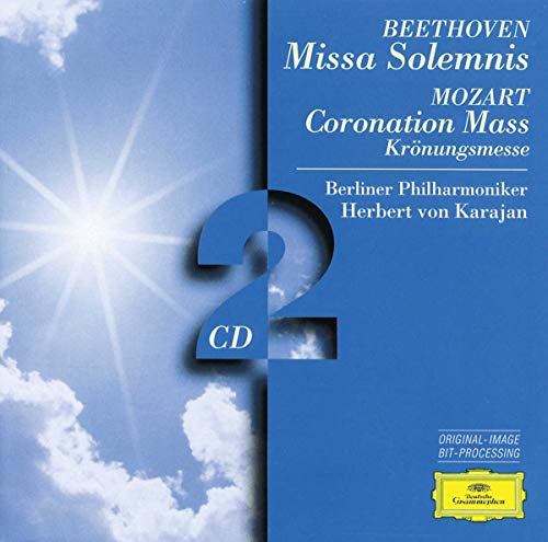 Beethoven / Mozart - Missa Solemnis / Mass K.317: Karajan / Bpo - Import 2 CD