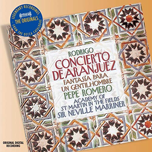 Romero/Marriner/Academy St. Martin-In-The-Fields - Rodrigo: Concierto de Aranjuez, Fantasia Para un Gentilhombre, etc - Import CD