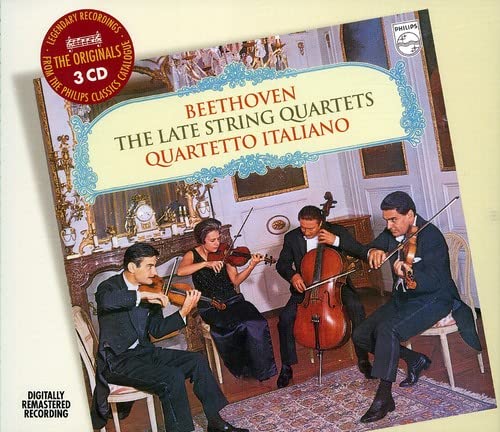 Quartetto Italiano - Beethoven :The Late String Quartets :No.12-No.16/Grosse Fuge Op.133 (1967-69):Quartetto Italiano - Import 3 CD