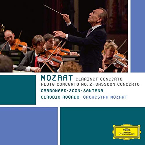 Abbado/Orchestra Mozart Bologna - Mozart: Bassoon Concerto; Flute Concerto No. 2; Clarinet Concerto - Import CD