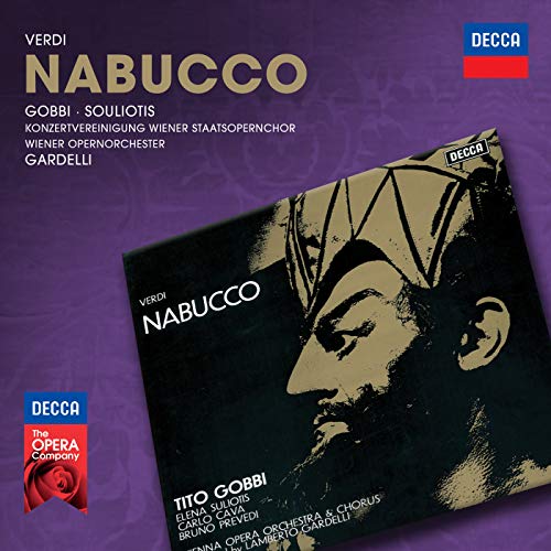 SULIOTIS / GOBBI / VIENNA OPERA ORCH / GARDELLI - Verdi: Nabucco - Import 2 CD