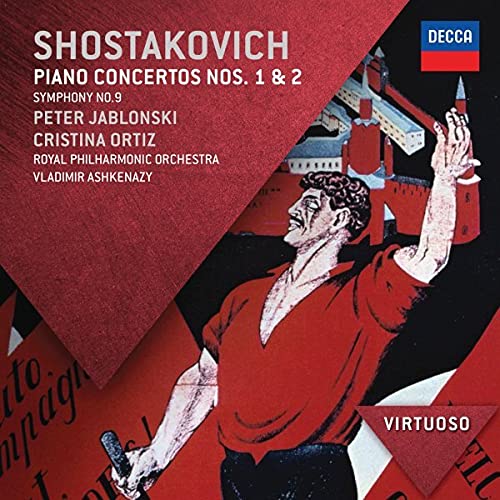 Shostakovich, Dmitri (1906-1975) - Piano Concertos Nos, 1, 2, Symphony No, 9, : Jablonski, Ortiz(P)Ashkenazy / Royal Philharmonic - Import CD