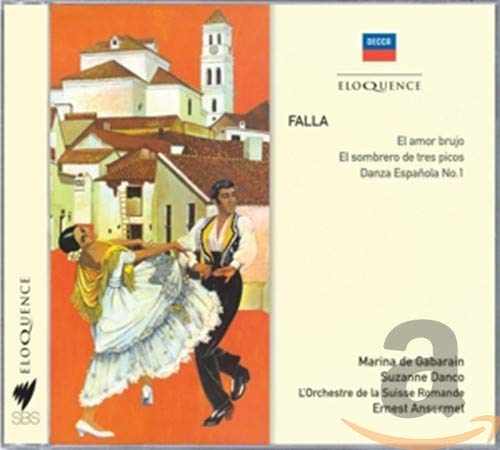 Falla (1876-1946) - El Sombrero de tres picos (1952), El amor brujo, Danza Espanola No, 1, : Ansermet / Orchestre de la Suisse Romande, Danco, Gabarain - Import CD