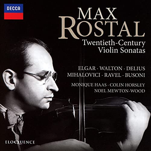 Max Rostal - 20th Century Violin Sonatas - Import 2 CD