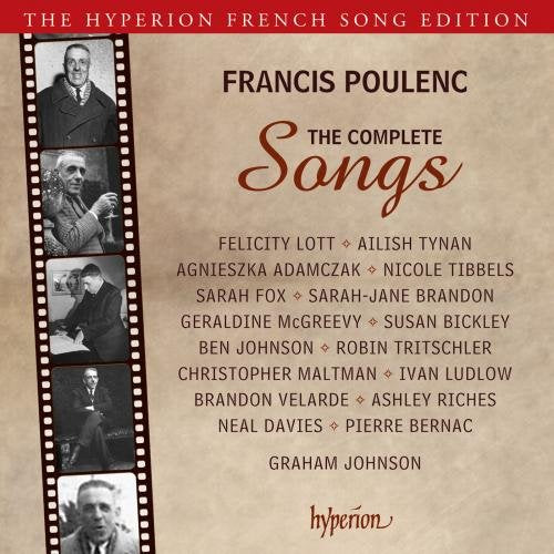 Agnieszka Adamczak - Poulenc: Complete Songs - Import 4 CD