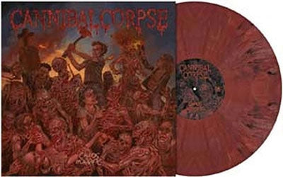Cannibal Corpse - Chaos Horrific＜Burned Flesh Marbled Vinyl＞ - Import Vinyl LP Record Limited Edition