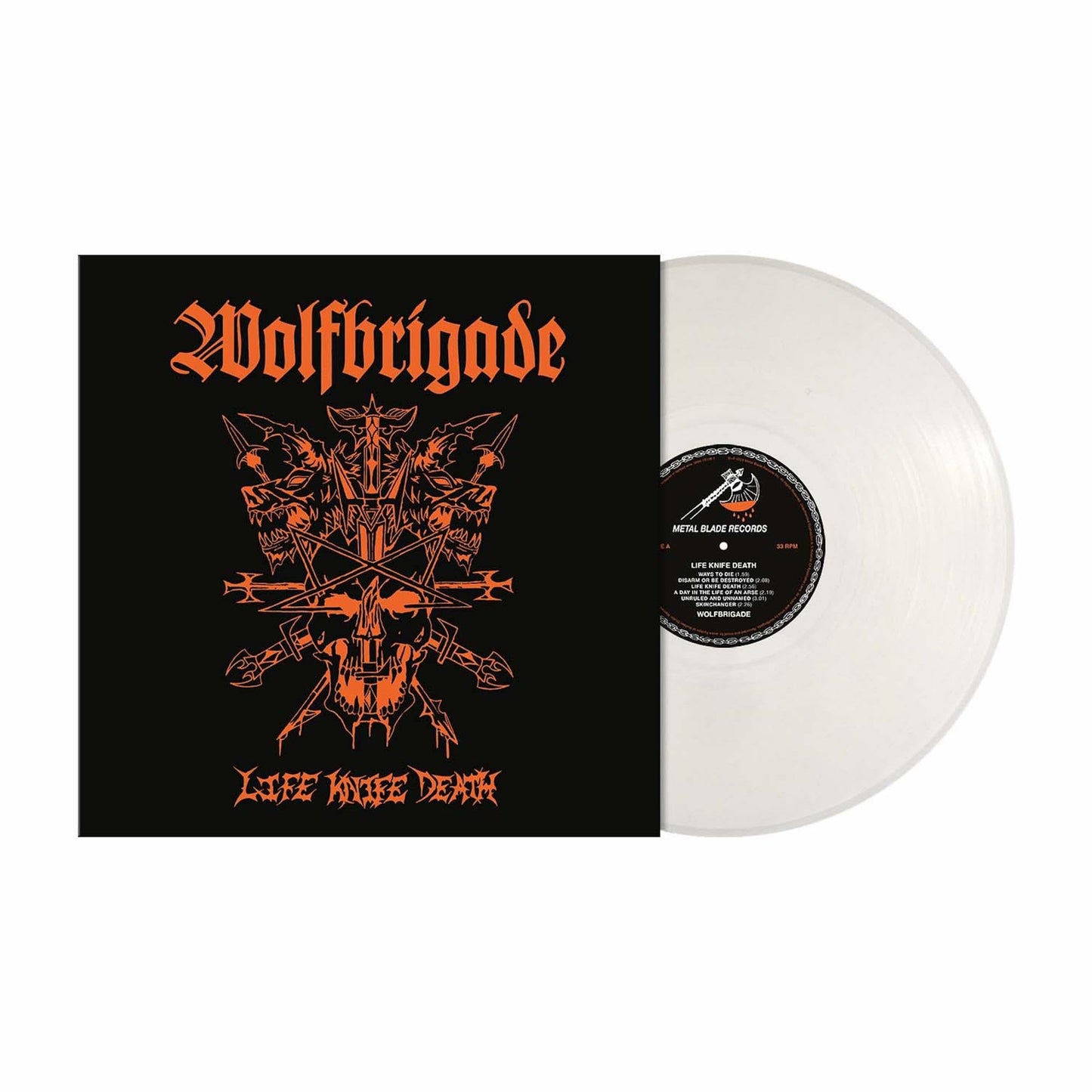 Wolfbrigade - Life Knife Death - Import White Vinyl LP Record