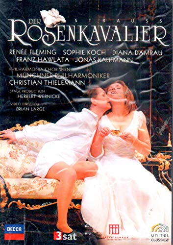 Renée Fleming - Die Rosenkavalier / Christian Thielemann, Munich Philharmonic Orchestra, Renee Fleming, Diana Damrau, Sophie Koch, Jonas Kaufmann, etc - Import 2 DVD