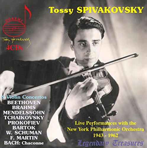 TOSSY SPIVAKOVSKY - 8 Violin Concertos - Import 4 CD