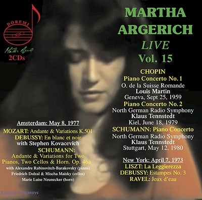 Martha Argerich - Martha Argerich Live, Vol. 15 - Import 2 CD