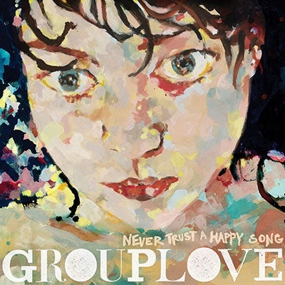 Grouplove - Never Trust A Happy Song - Import Bone Vinyl LP Record Limited Edition
