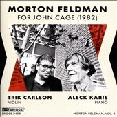 Eric Carlson, Alec Karis - Morton Feldman - Import CD