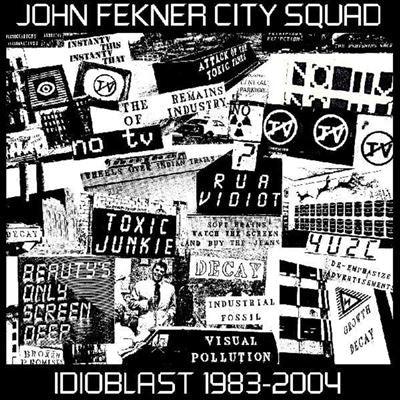 John Fekner City Squad - Idioblast 1983-2004 - Import Vinyl 2 LP Record