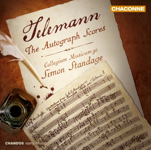 Telemann (1681-1767) - Orchestral Suites, Divertimento -Autograph Scores : Standage / Collegium Musicum 90 - Import CD