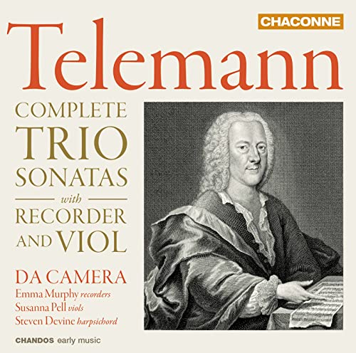 EMMA MURPHY; SUSANNA PELL; STEVEN DEVINE - Telemann: Complete Trio Sonatas with Recorder and Viol - Import CD
