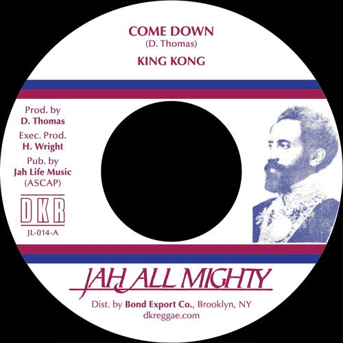 King Kong - Come Down - Import 7 inch Single Record