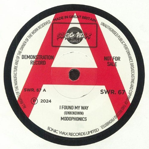 Modophonics - I Found My Way - Import 7 inch Single Record