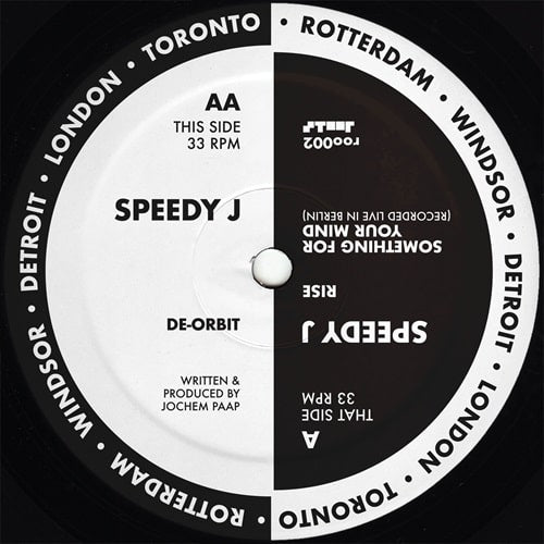 Speedy J - Rise Ep - Import Vinyl 12 inch Record