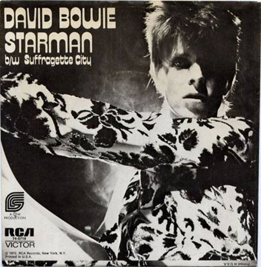 David Bowie - Starman B/W Suffragette City - Import 7 inch Single Record
