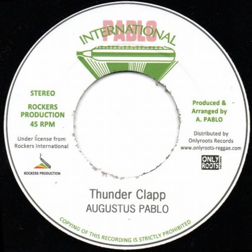 Augustus Pablo - Thunder Clapp - Import 7 inch Single Record