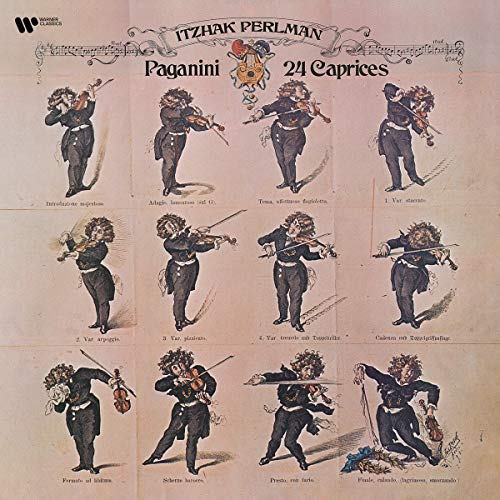 Paganini (1782-1840) - 24 Caprices: Perlman - Import 2 LP Record