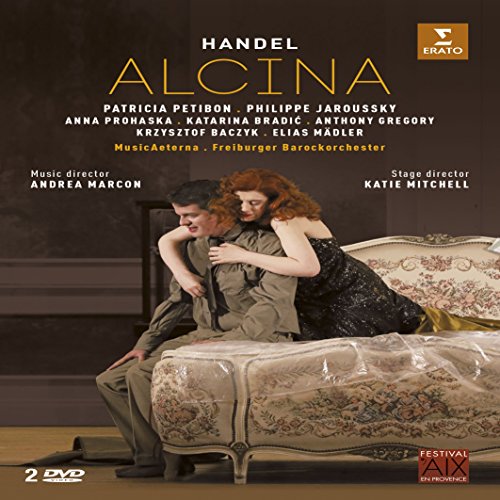 Handel (1685-1759) - "Alcina : K.Mitchell, Marcon / MusicAeterna, Freiburg Baroque Orchestra, Petibon, Jaroussky, A.Prohaska, etc (2015 Stereo)(2DVD)" - Import 2 DVD