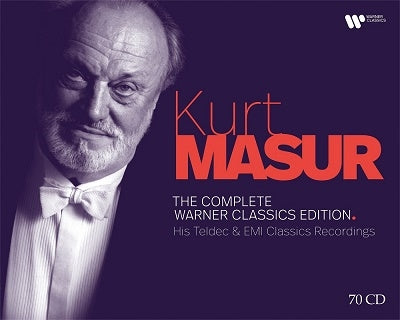 Classical V.A. - Kurt Masur: The Complete Warner Classics Edition - His Teldec & Emi Classics Recordings (70 Cd) - Import 70 CD Box set Limited Edition