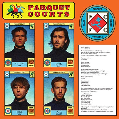 Parquet Courts - Total Football - Import 7’ Single Vinyl Record