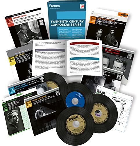 Various Artists - Fromm Music Foundation – Twentieth Century Composer Series - Import 10 CD