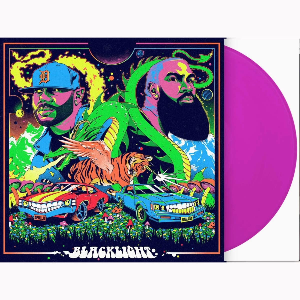 Apollo Brown 、 Stalley - Blacklight＜Neon Purple Vinyl＞ - Import LP Record