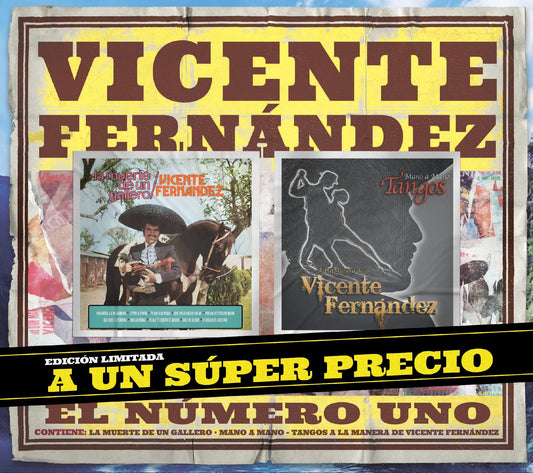 Vicente Fernandez - La Muerte De Un Gallero / Mano A Mano: Tangos A La Manera - Import 2 CD