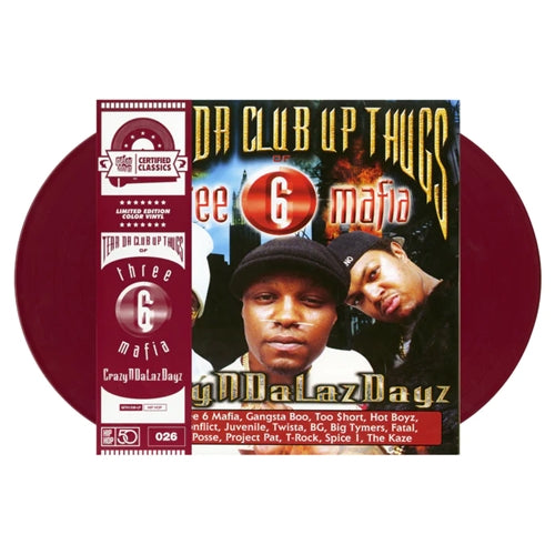 Tear Da Club Up Thugs Of Three 6 Mafia - Crazyndalazdayz - Import Red Vinyl 2 LP Record Limited Edition