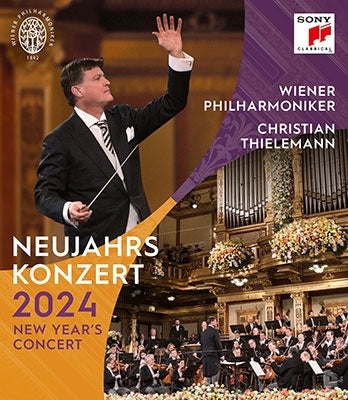 Christian Thielemann & Wiener Philharmoniker - Christian Thielemann & Wiener Philharmoniker: Neujahrskonzert 2024 / New Year'S Concert 2024 - Import Blu-ray Disc