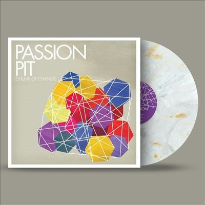 Passion Pit - Chunk Of Change (15th Anniversary Edition) - Import White Orange Splash Vinyl LP RecordLimited Edition
